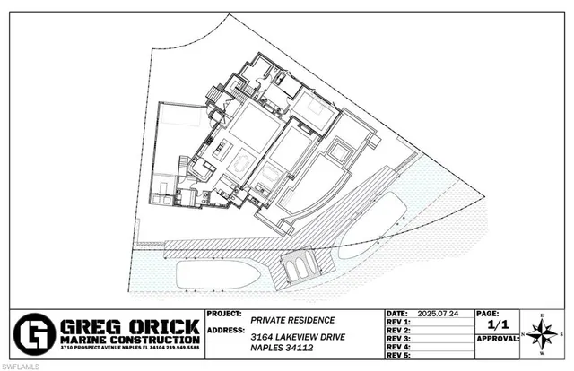 $1,895,000 | 3164 Lakeview Drive, Naples, FL 34112