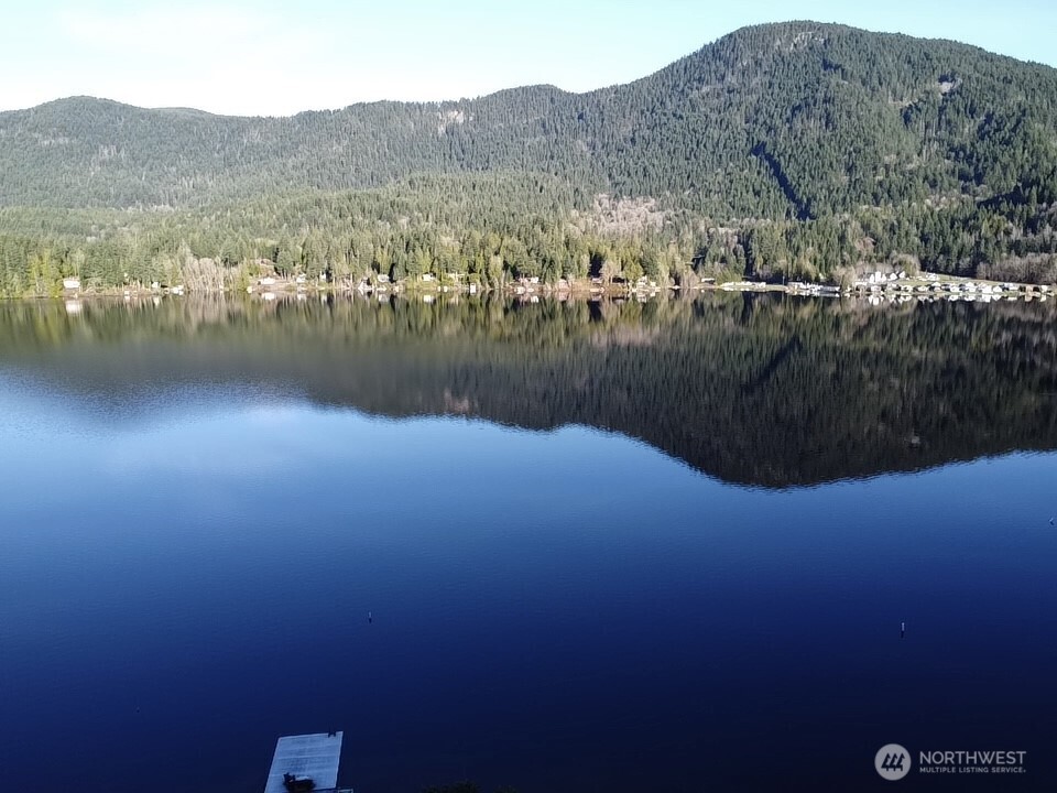 9999 Mallard Cove Road Port Angeles, WA 98363 - Photo 12 of 15 a view of lake with mountain