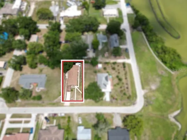a view of a small yard