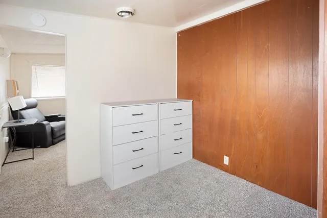 a view of room with cabinet