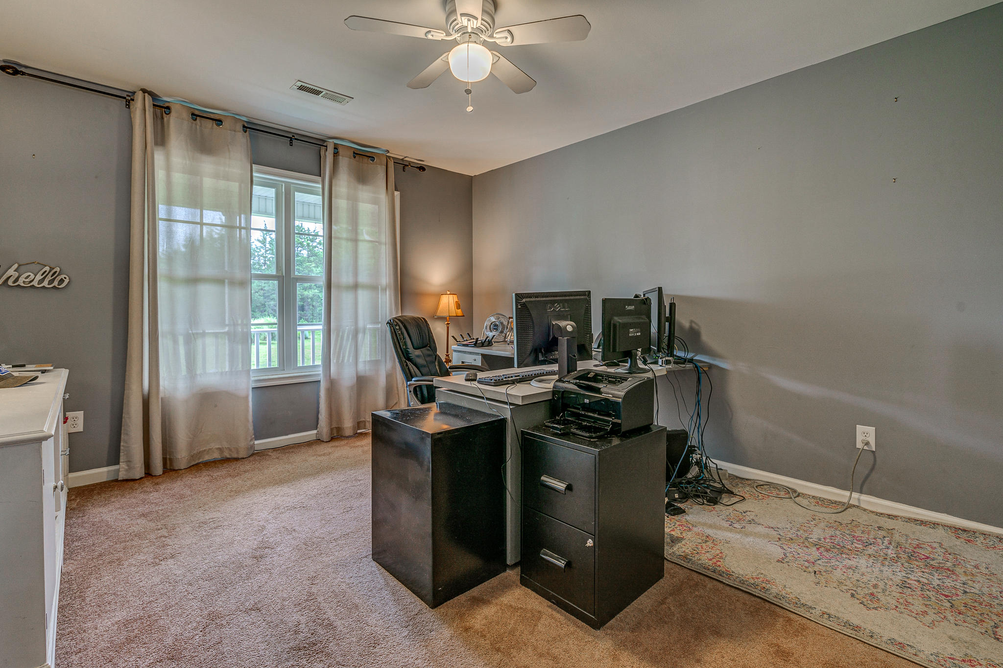 719 Mallard Point Road Wirtz, VA 24184 - Photo 22 of 57 a view of a workspace with furniture and a window