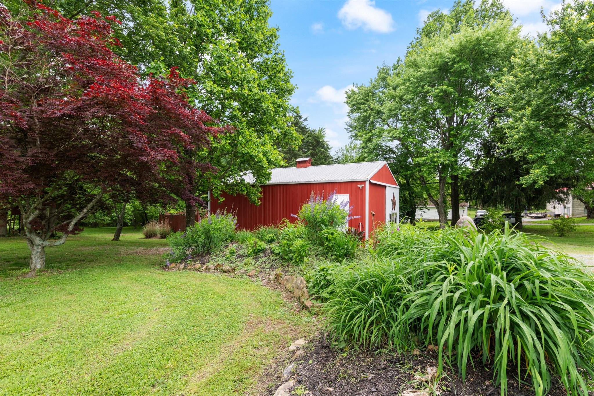 126 Blackey Bandy Road Bethpage, TN 37022 - Photo 31 of 37 a view of a yard with plants and trees