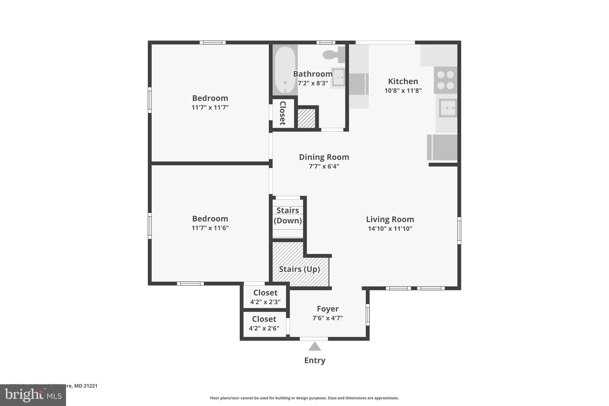 27 Pelczar Avenue Baltimore, MD 21221 - Photo 38 of 40 a picture of a floor plan