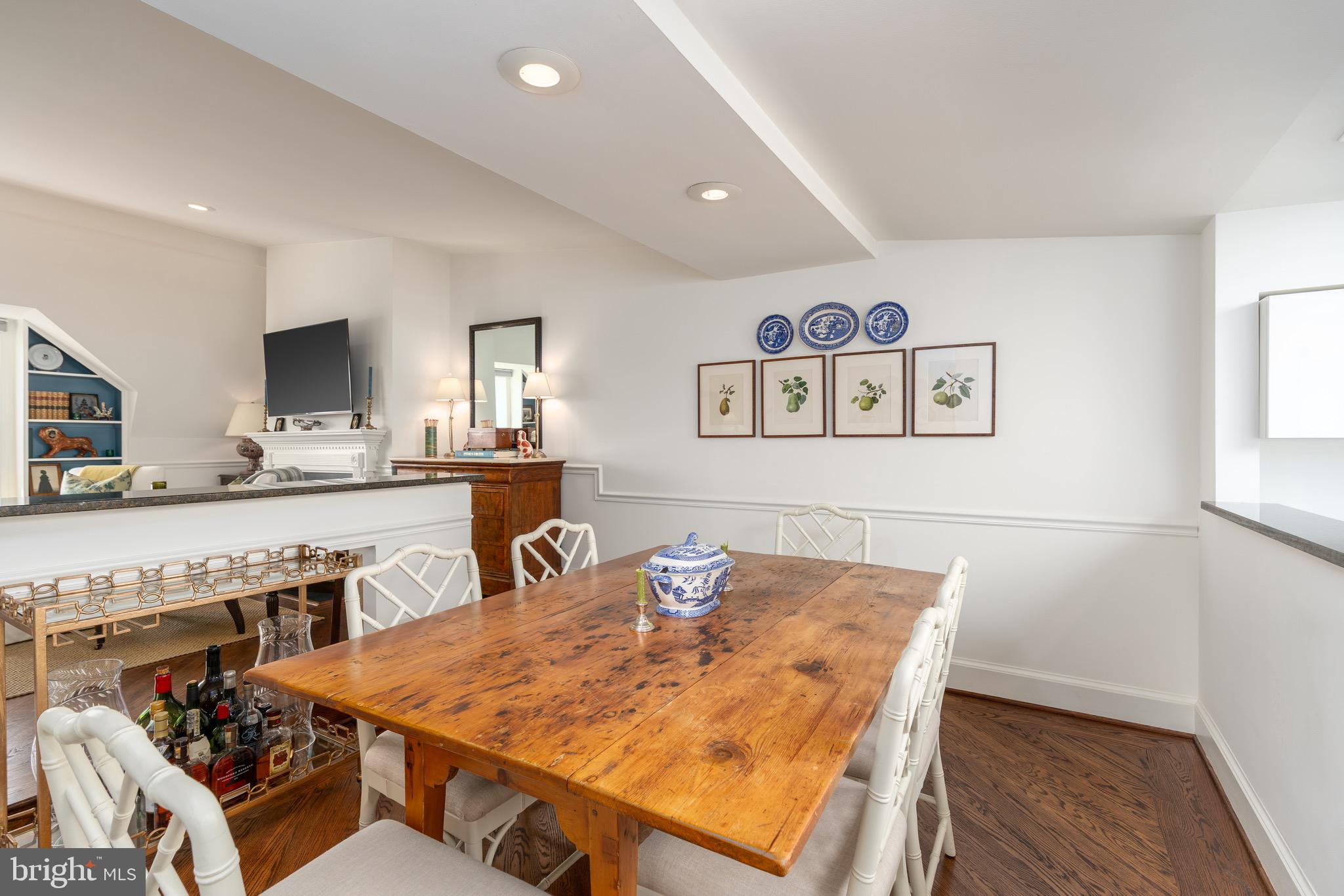 2115 S Street Northwest, Unit 3A Washington, DC 20008 - Photo 12 of 26 a living room with dining table and chairs