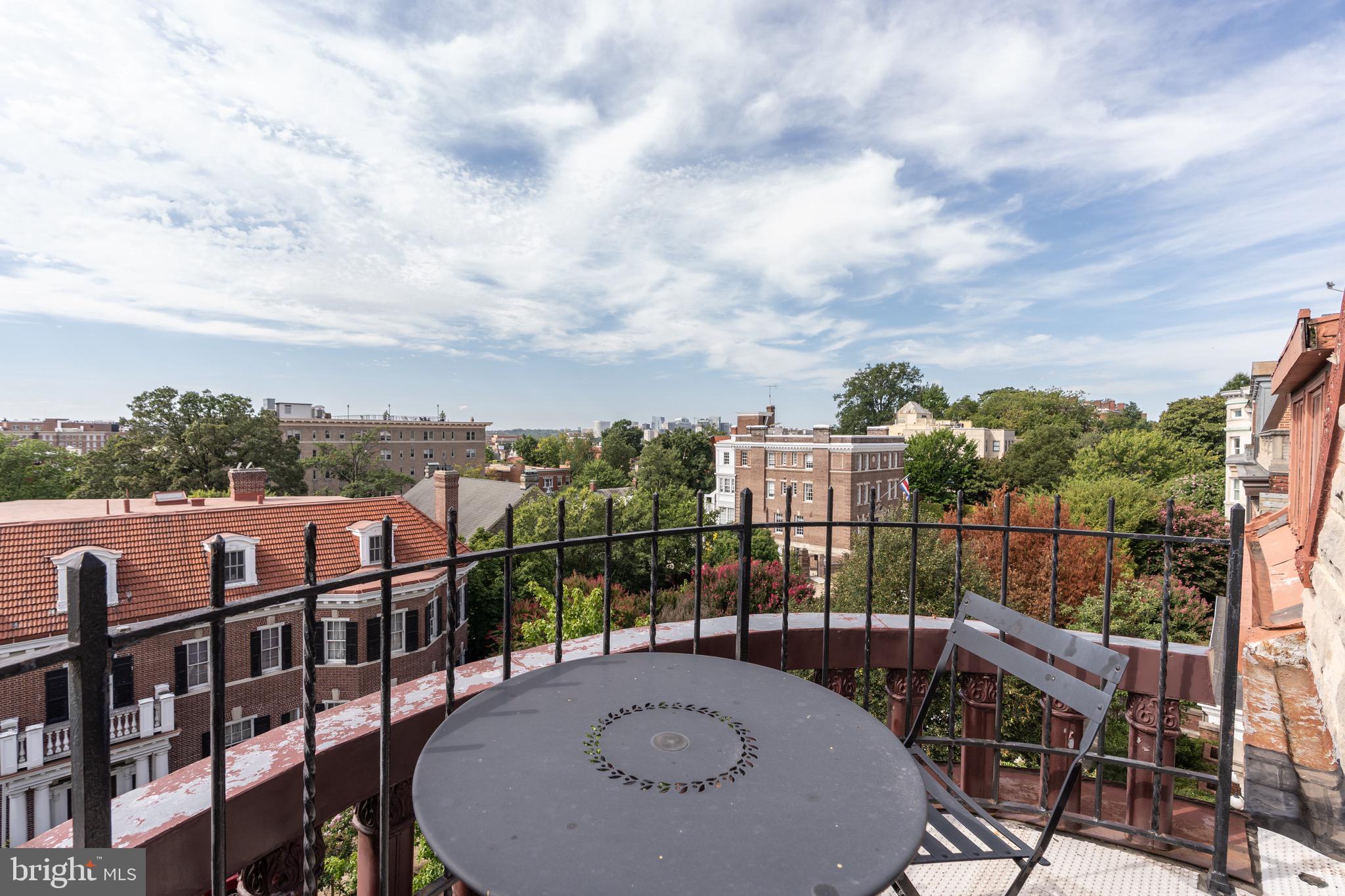 2115 S Street Northwest, Unit 3A Washington, DC 20008 - Photo 7 of 26 a view of a balcony with furniture