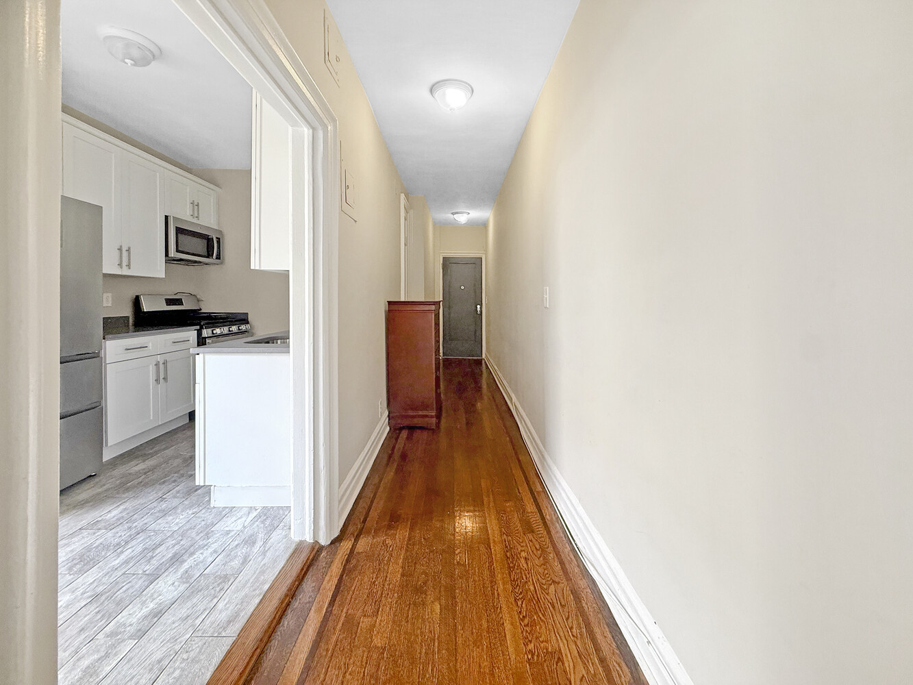 80 Winthrop Street, Unit L5 Brooklyn, NY 11225 - Photo 12 of 19 a view of a kitchen from the hallway