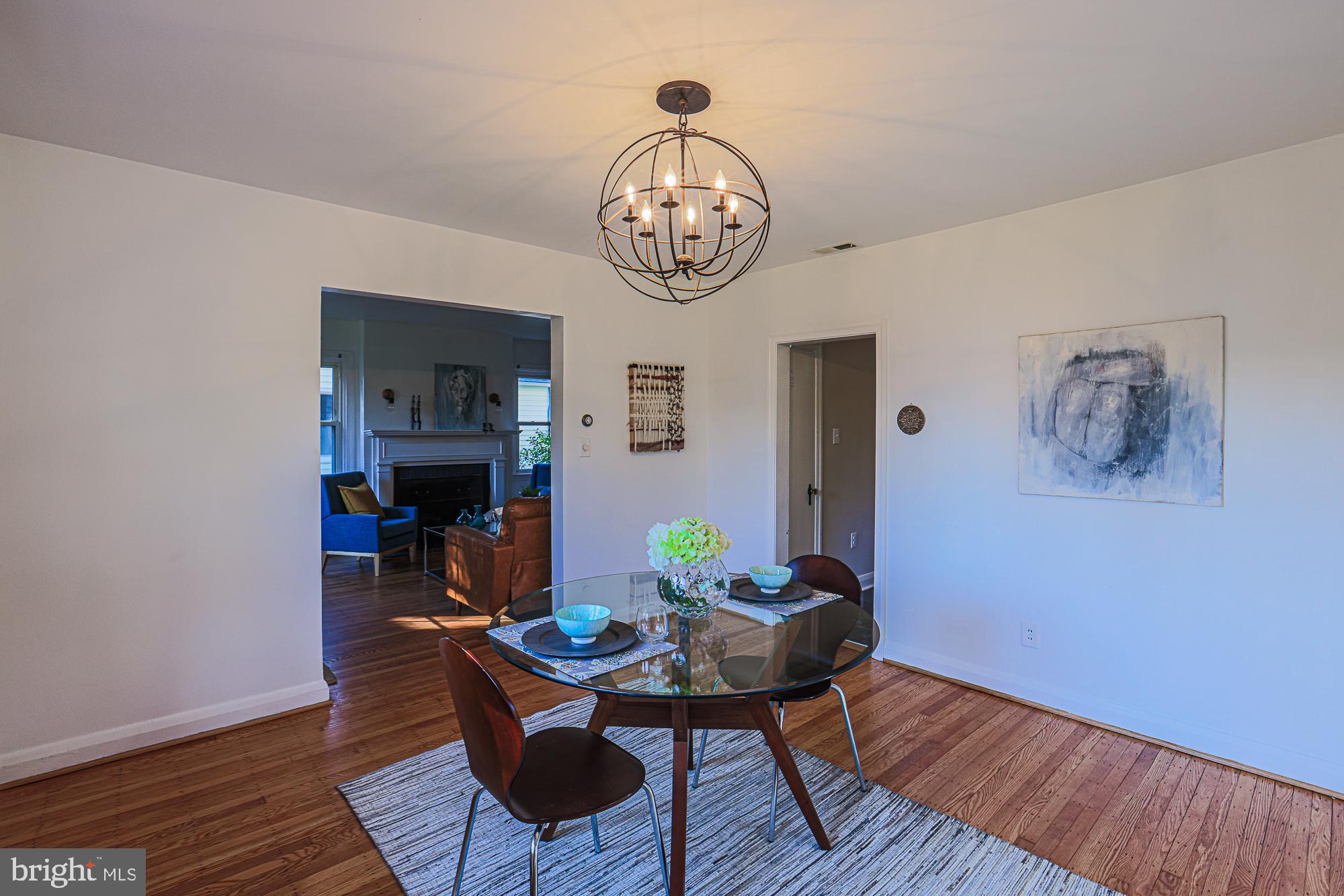 5508 South Bend Road Baltimore, MD 21209 - Photo 12 of 72 Dining room looking into living room