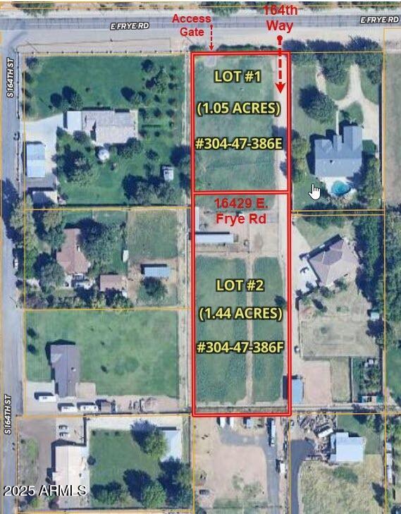 Land.id map (Frye Rd lots)