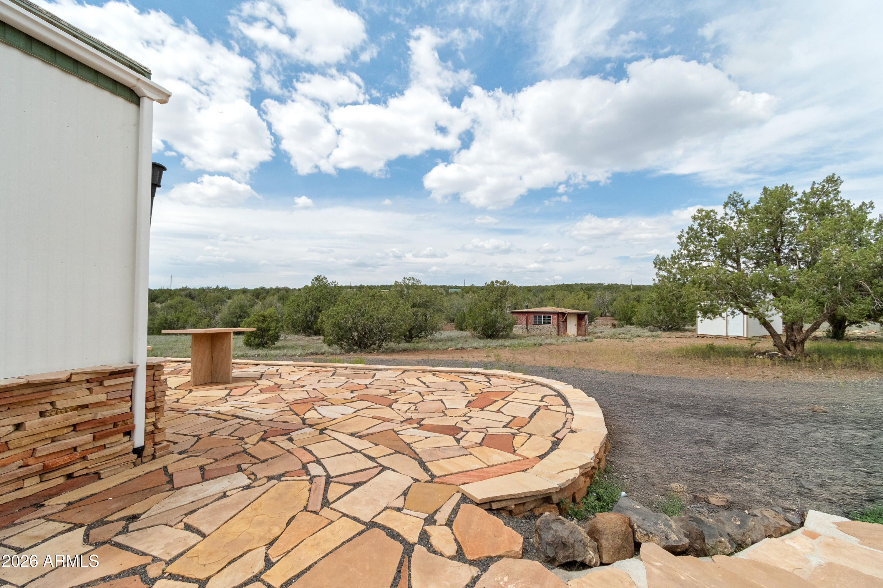 a view of a terrace view