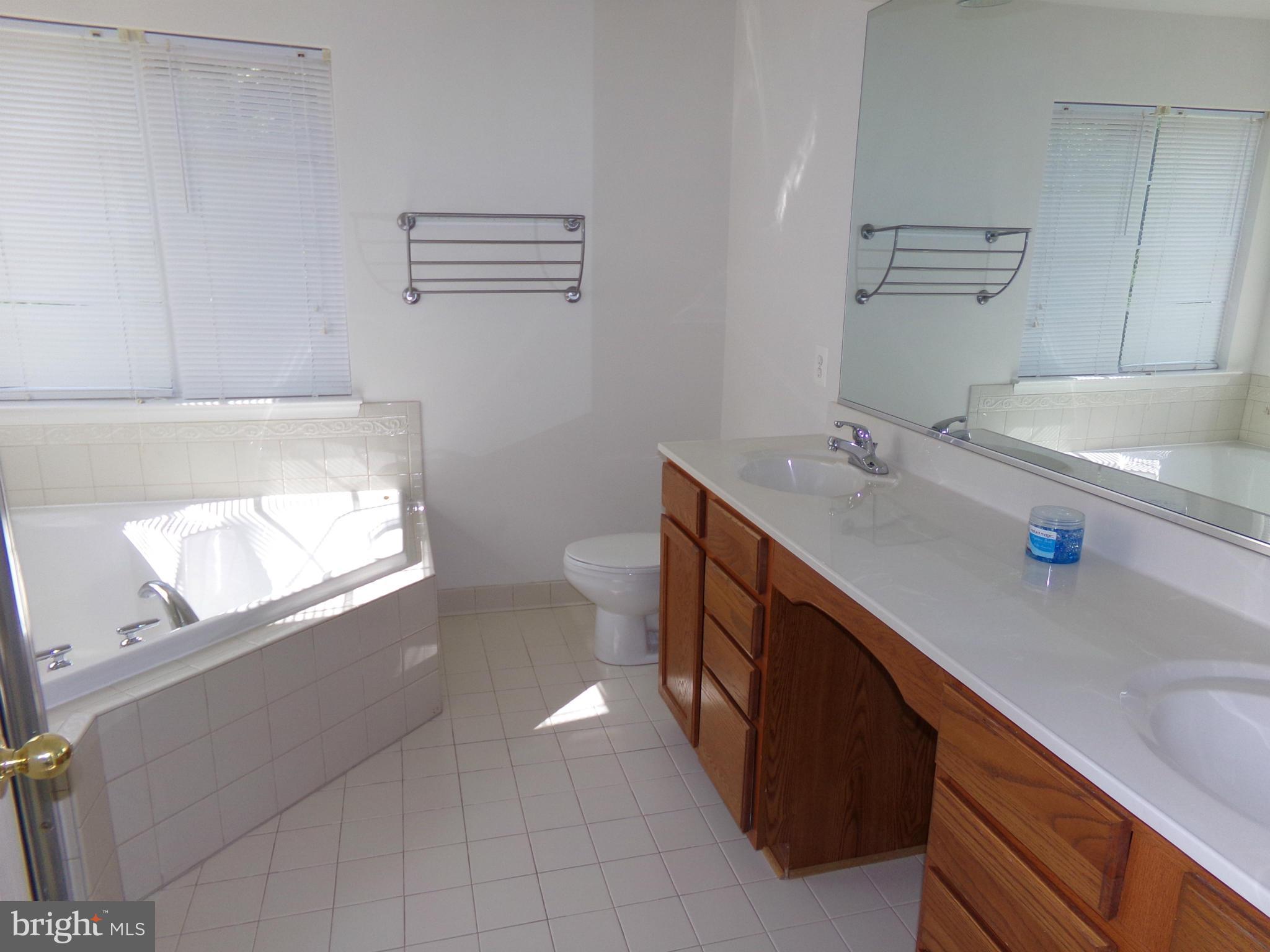 9834 Farm Pond Road Laurel, MD 20708 - Photo 23 of 30 a bathroom with a sink vanity granite toilet tub and vanity