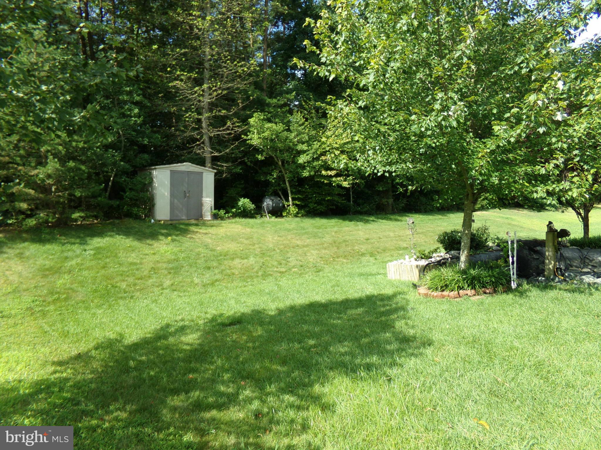 9834 Farm Pond Road Laurel, MD 20708 - Photo 7 of 30 a backyard of a house with plants and large trees