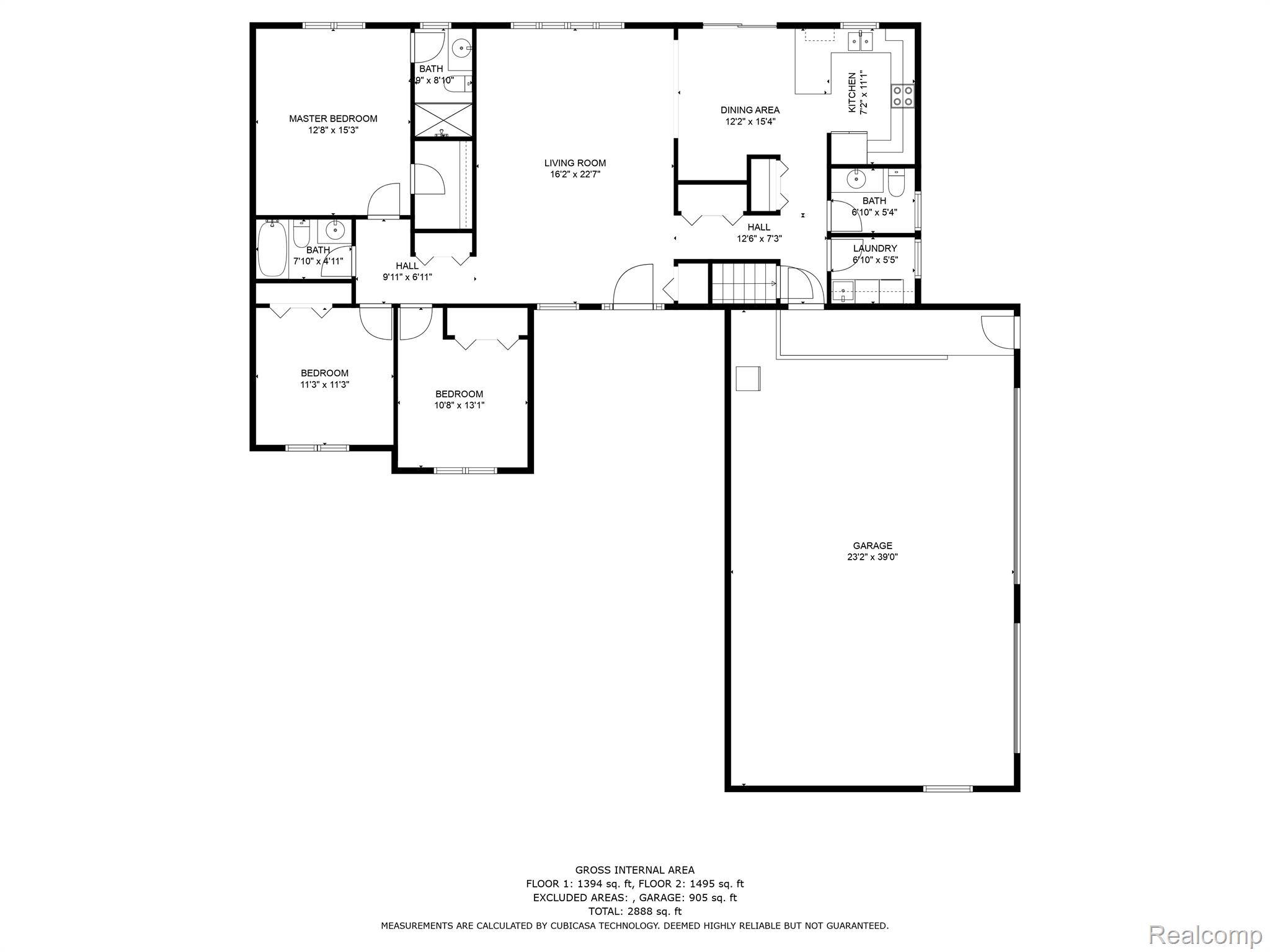 7611 East Highland Road Howell, MI 48855 - Photo 32 of 33 Main Level Floorplan