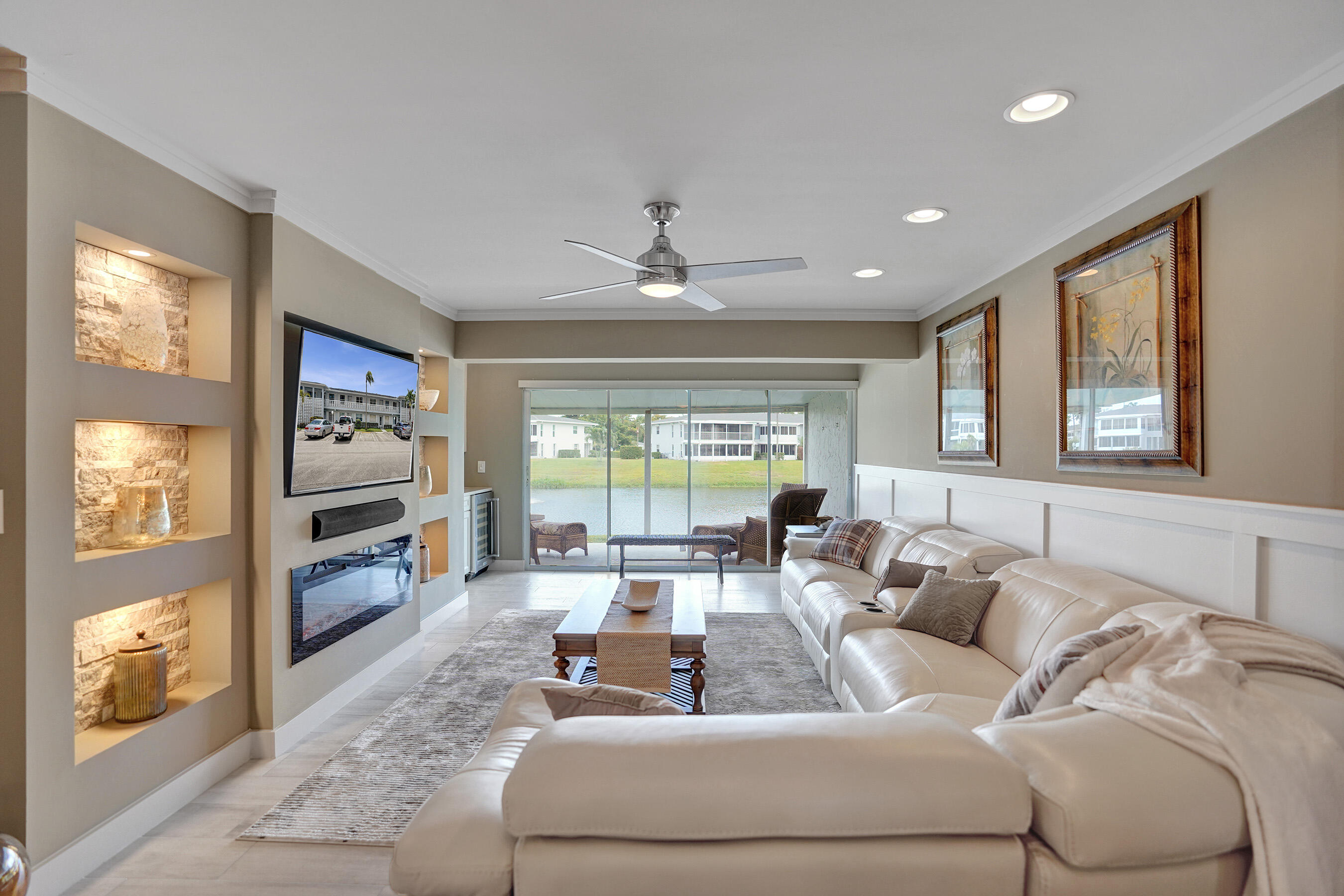 2820 Southwest 13th Street, Unit 101 Delray Beach, FL 33445 - Photo 3 of 83 Living room to patio