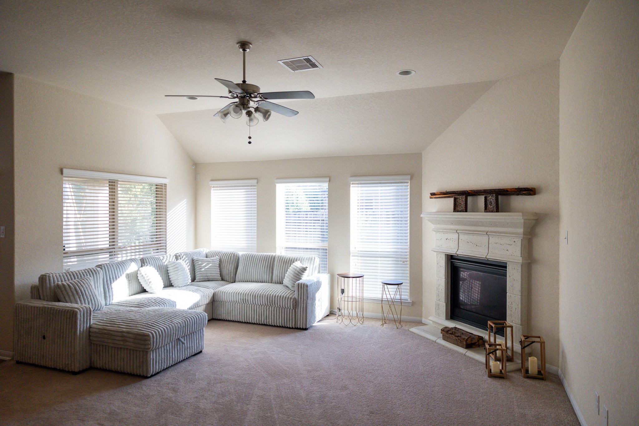 14550 Myers Drive Houston, TX 77090 - Photo 13 of 23 a living room with furniture and a fireplace
