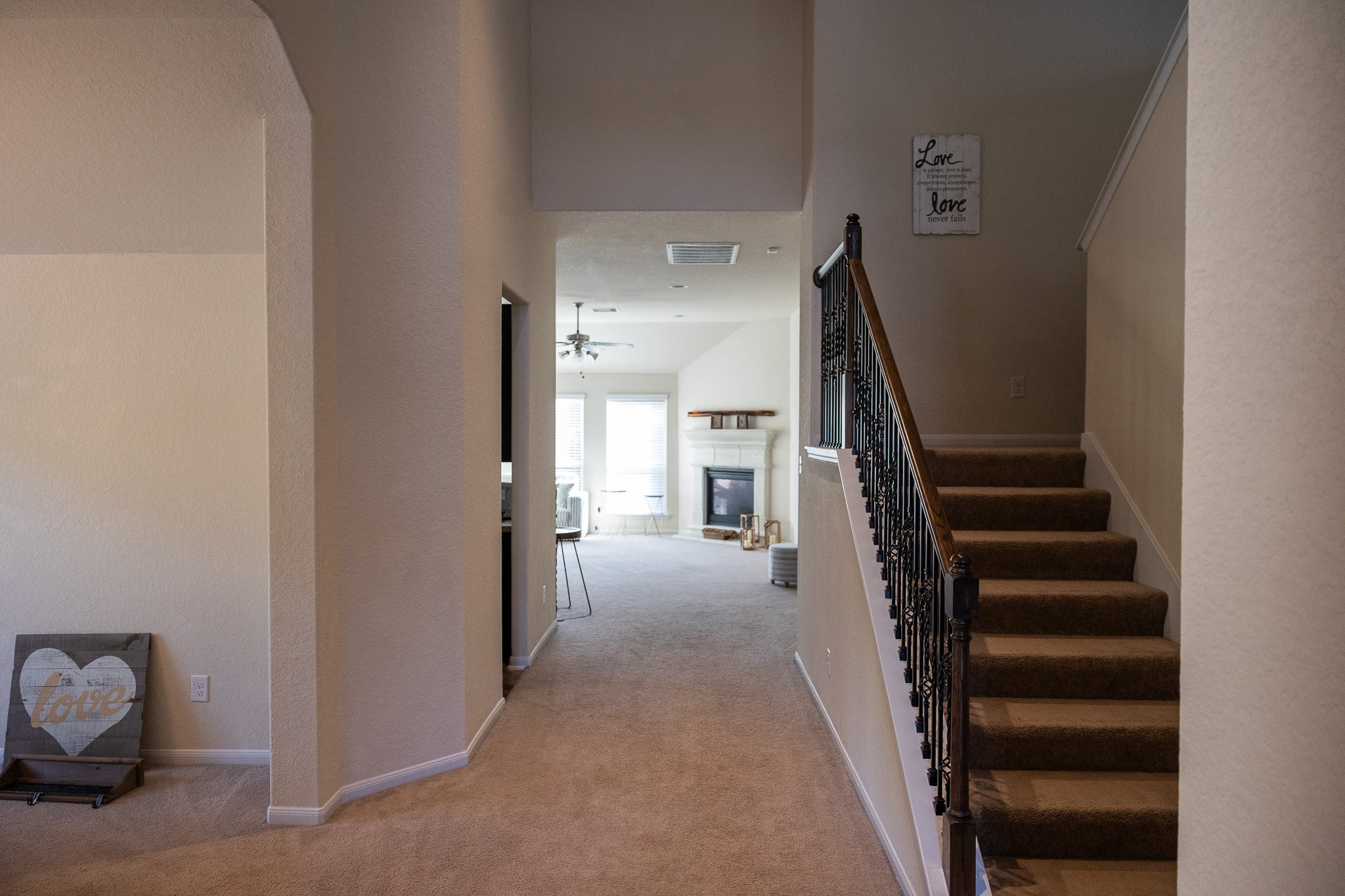 14550 Myers Drive Houston, TX 77090 - Photo 4 of 23 a view of entryway and hall with wooden floor