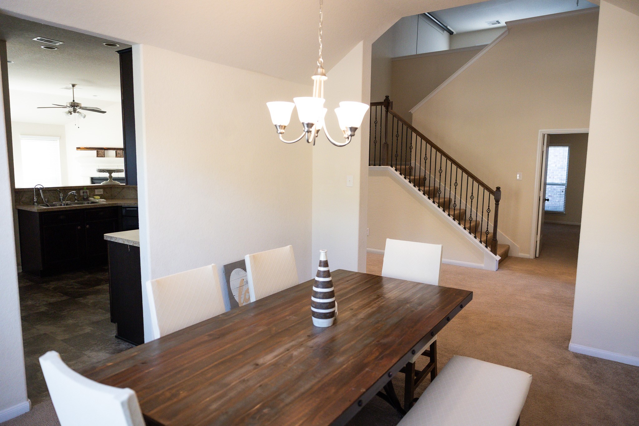 14550 Myers Drive Houston, TX 77090 - Photo 6 of 23 a view of a dining room with furniture and wooden floor
