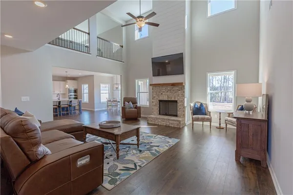 a view of a hallway with closet and entryway