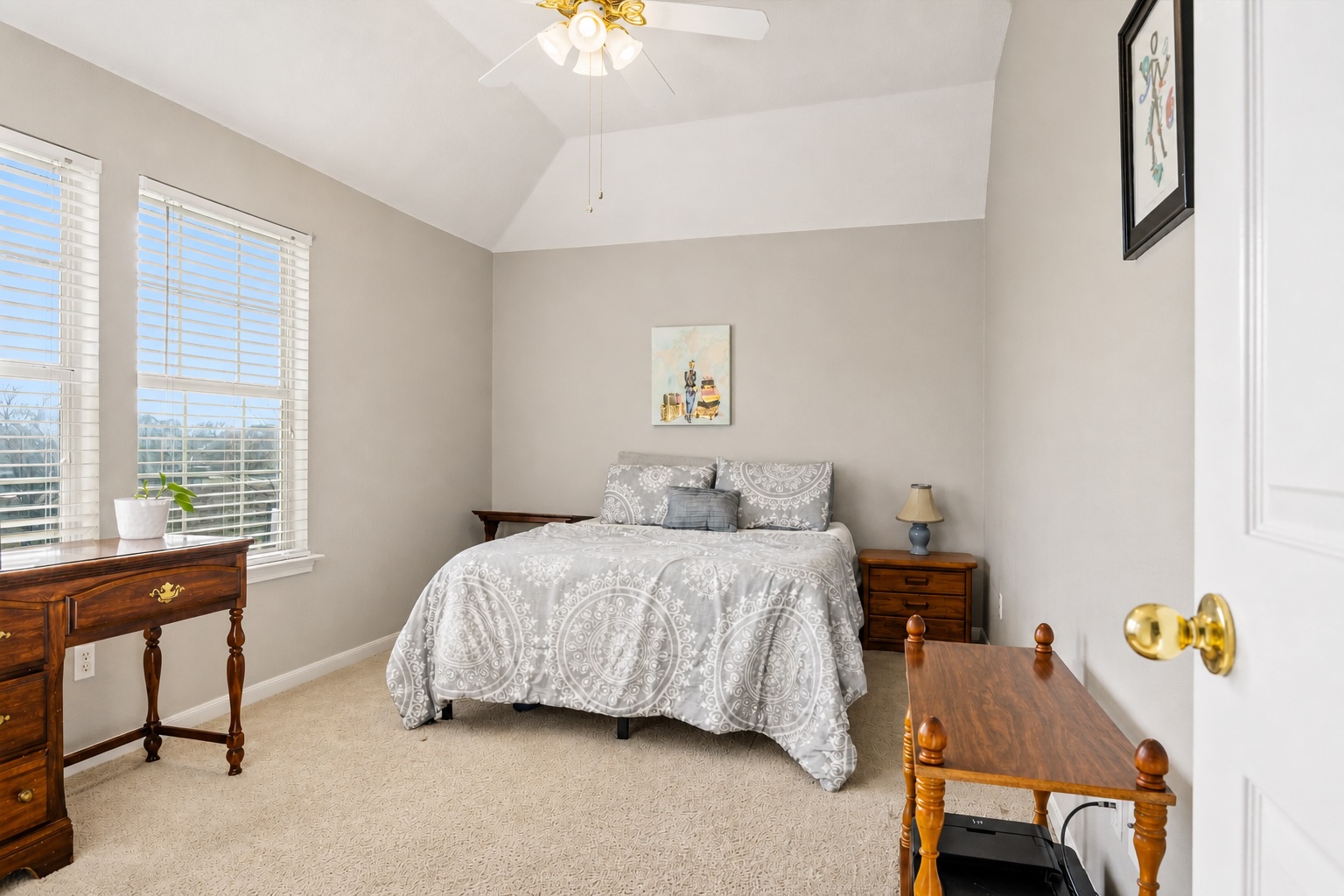 122 Summers Green Georgetown, TX 78633 - Photo 21 of 31 a bedroom with a bed and a table