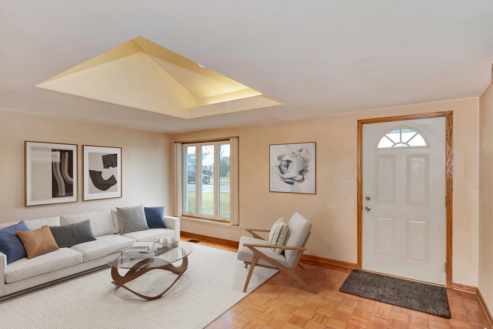 8859 South Main Street Hometown, IL 60456 - Photo 4 of 26 a living room with furniture and a window