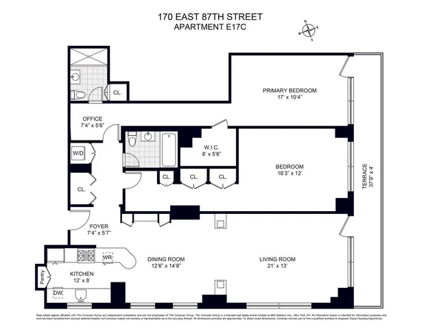 $2,495,000 | 170 East 87th Street, Unit E17C | Upper East Side