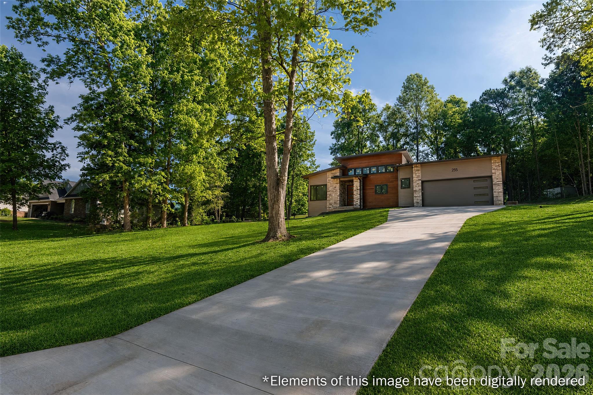 255 Hunters Trace Rutherfordton, NC 28139 - Photo 4 of 19 a house view with a garden space