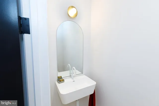 a bathroom with a sink