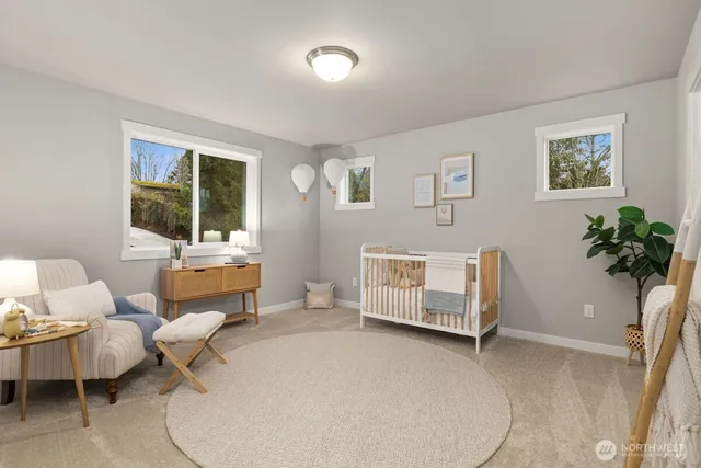 a living room with furniture and window