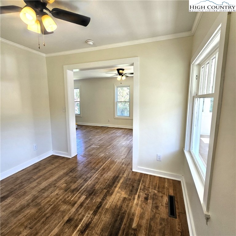 254 Green Street Boone, NC 28607 - Photo 24 of 48 wooden floor in an empty room with a window