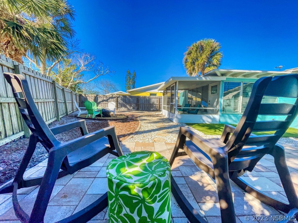 37 Ocean Shore Drive Ormond Beach, FL 32176 - Photo 41 of 50 a view of a backyard with sitting area