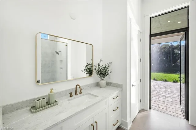 a living room with furniture and window