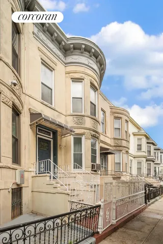 a view of a building with a window