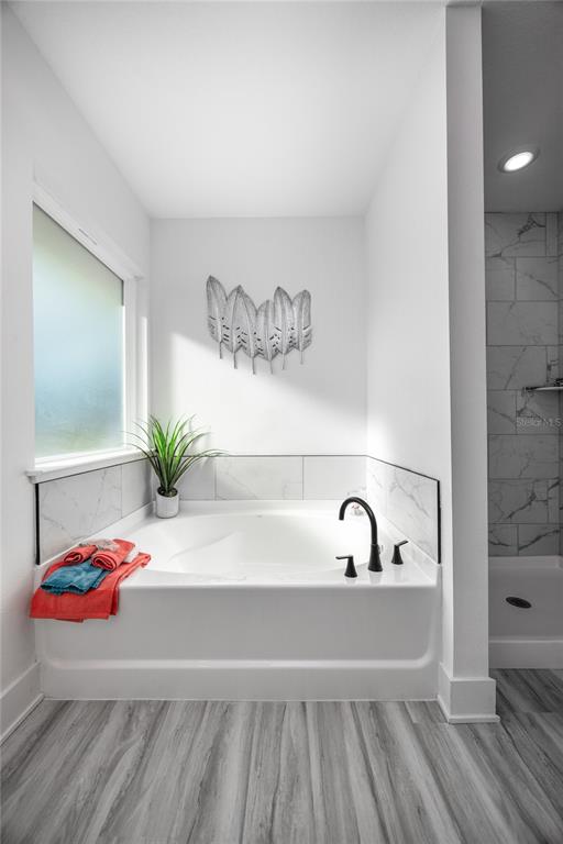 16929 Northwest 176th Way Alachua, FL 32615 - Photo 22 of 35 a bathroom with a sink and a mirror