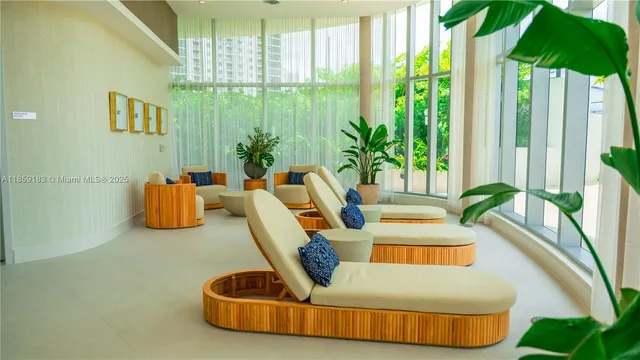 a view of balcony with ocean view