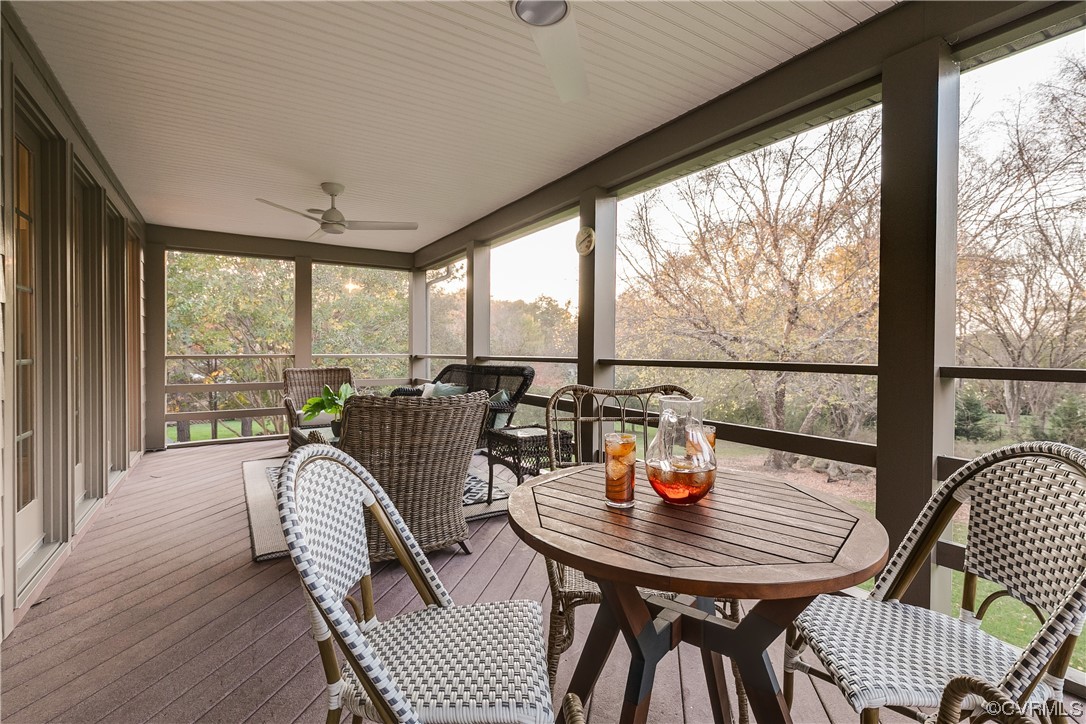 12110 Iron Forge Drive Midlothian, VA 23113 - Photo 44 of 50 a view of a dining room with furniture window and outside view