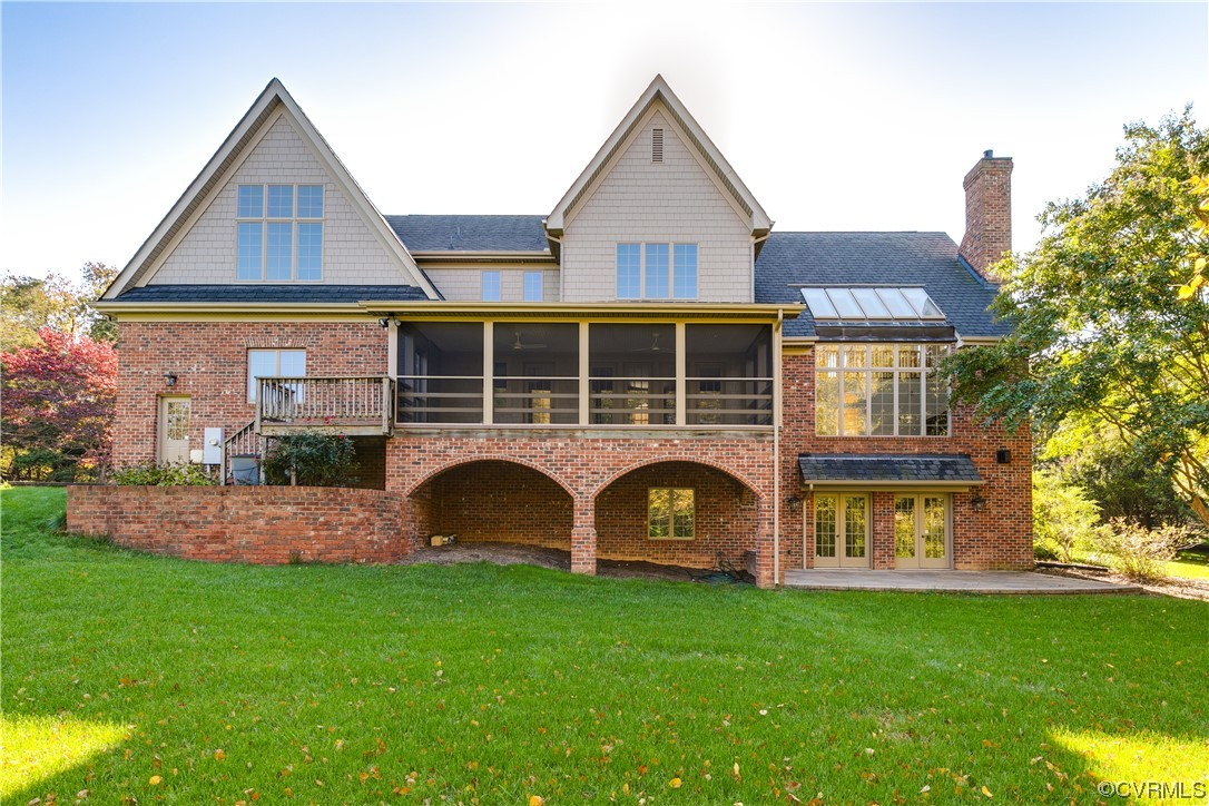 12110 Iron Forge Drive Midlothian, VA 23113 - Photo 49 of 50 a front view of a house with a yard and garage