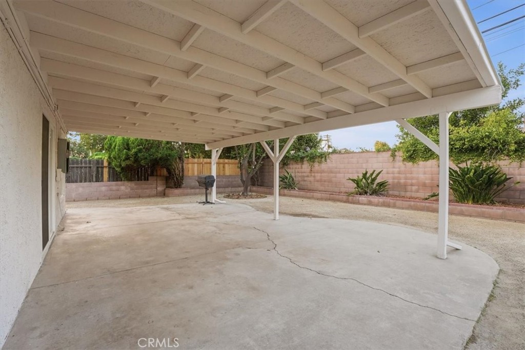 17751 Blythe Street Reseda, CA 91335 - Photo 18 of 23 a view of a backyard of the house