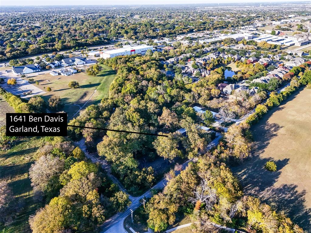 1641 Ben Davis Road Garland, TX 75040 - Photo 31 of 38 an aerial view of residential houses with outdoor space