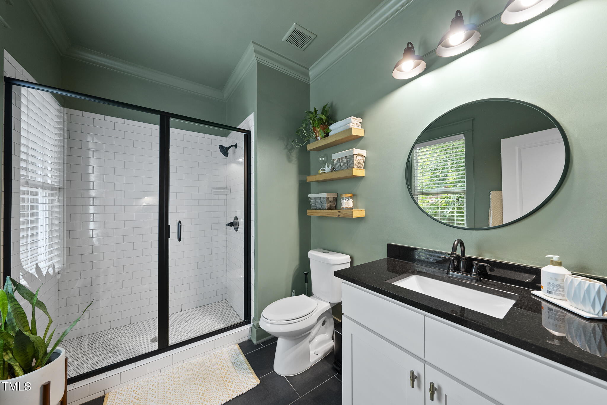 1010 South Person Street Raleigh, NC 27601 - Photo 17 of 41 a bathroom with a toilet a sink and a mirror