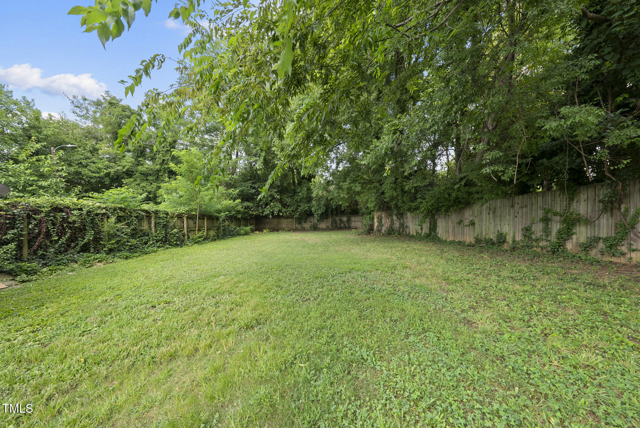 1010 South Person Street Raleigh, NC 27601 - Photo 27 of 41 a backyard of a house with lots of green space