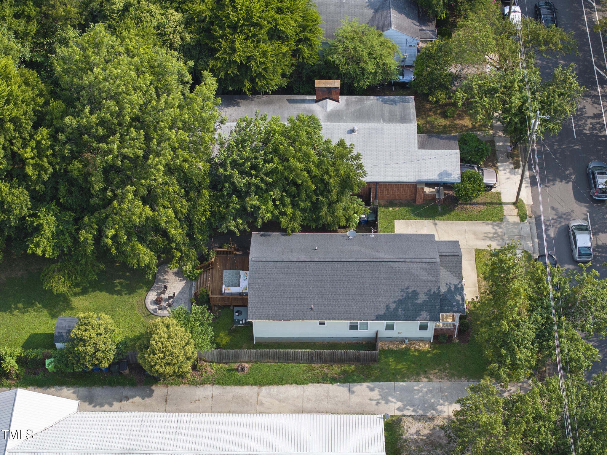 1010 South Person Street Raleigh, NC 27601 - Photo 37 of 41 an aerial view of a house