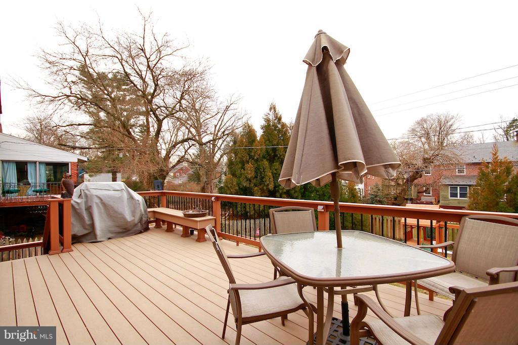 615 Anneslie Road Baltimore, MD 21212 - Photo 22 of 30 Recently Completed Rear Trex Deck