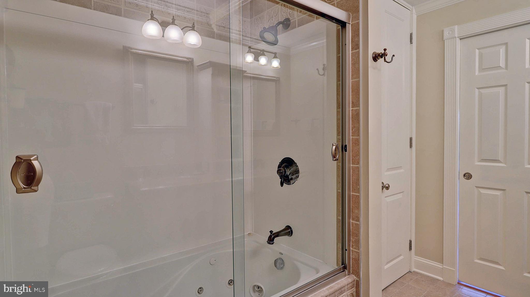 11210 Lagoon Lane Reston, VA 20191 - Photo 35 of 63 Master shower with Jacuzzi tub
