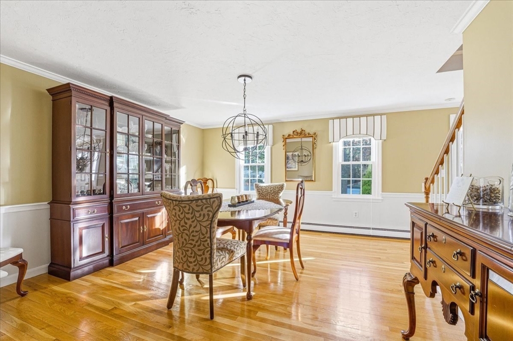 33 1st Parish Lane Hanover, MA 02339 - Photo 17 of 35 a view of a dining room with furniture window and wooden floor