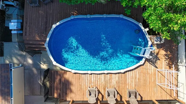 a view of a swimming pool