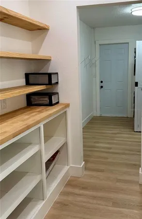 a view of storage and utility room