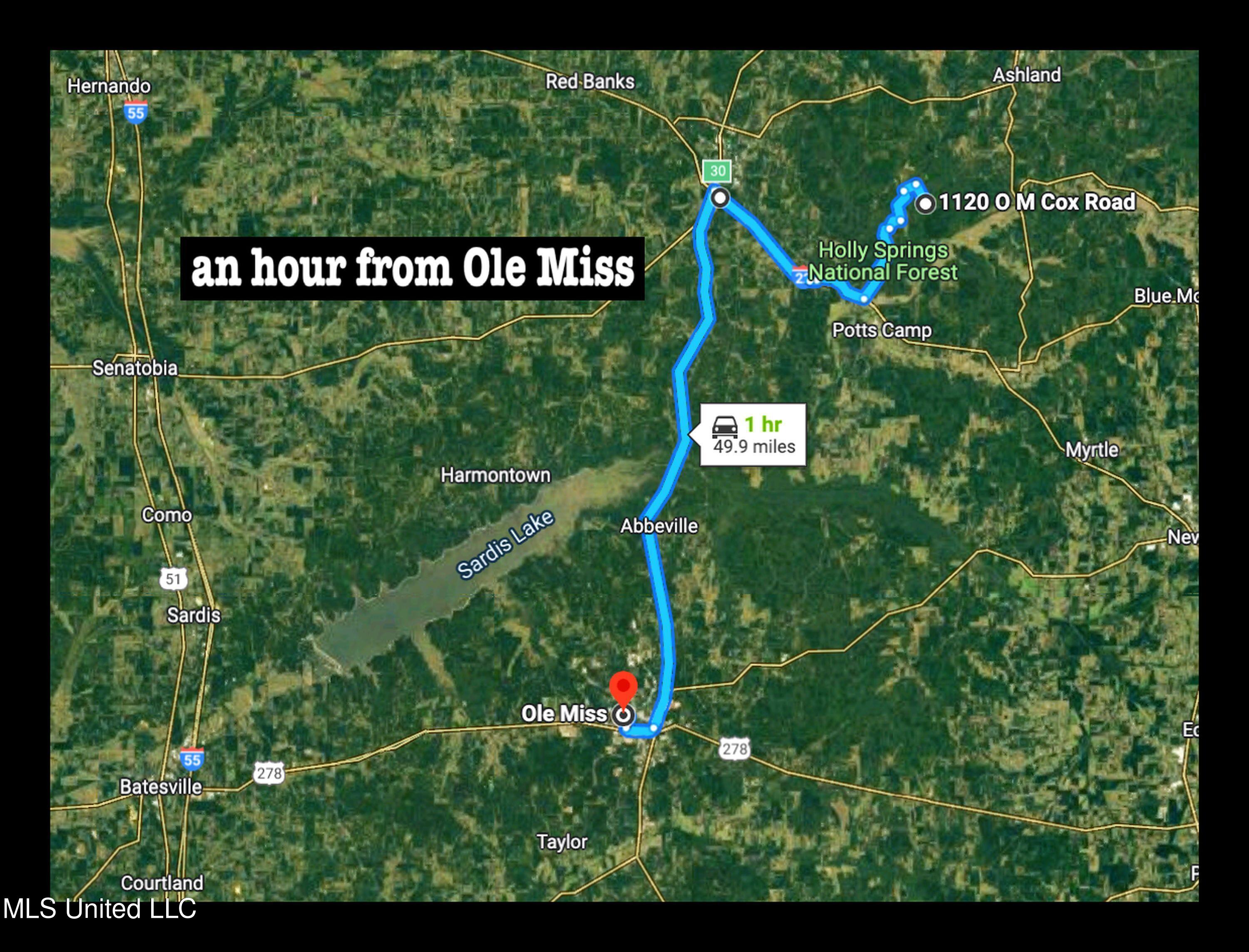 Om Cox Road Potts Camp, MS 38659 - Photo 9 of 111 3benton map