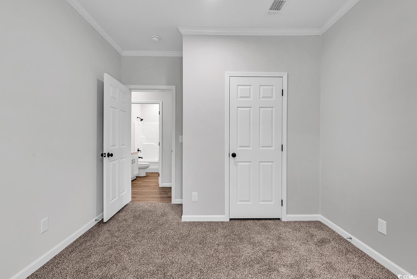 1529 Bucksport Road Conway, SC 29527 - Photo 23 of 31 Unfurnished bedroom with carpet, ornamental molding, and recessed lighting
