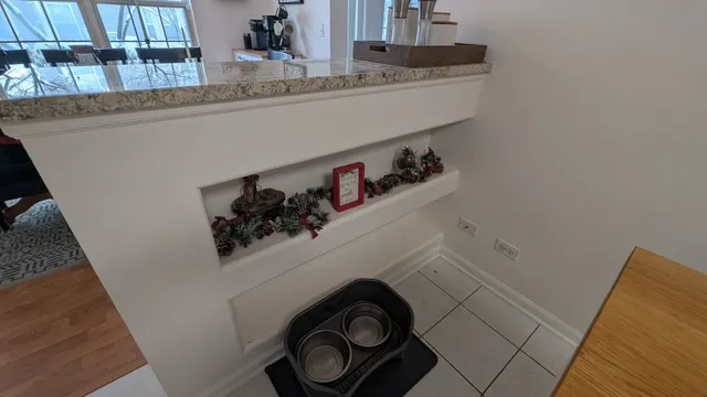 a close view of utility room