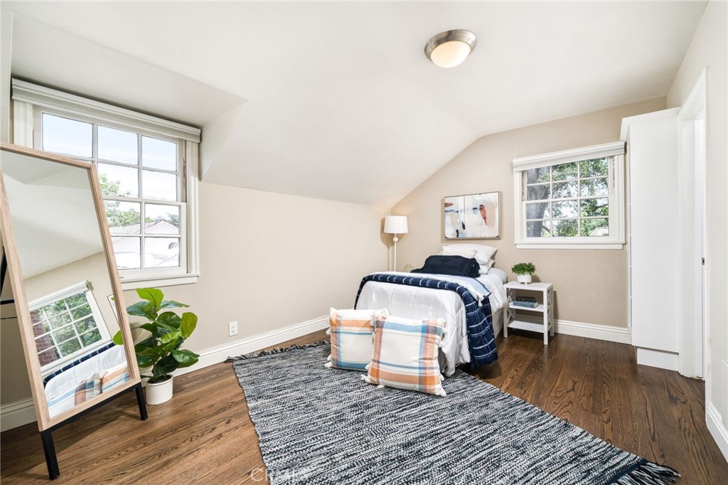 3343 San Pasqual Street Pasadena, CA 91107 - Photo 23 of 45 a living room with a bed furniture and a window