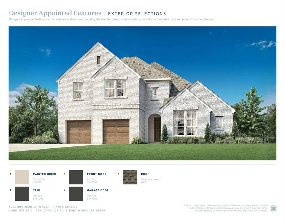 14521 Capridge Road Fort Worth, TX 76008 - Photo 10 of 19 Pampa Classic-Exterior Selections